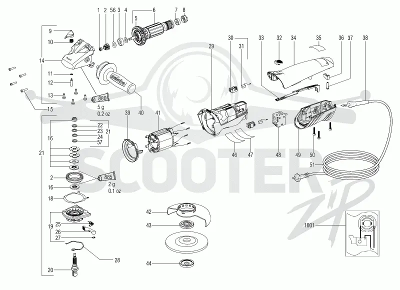 Metabo W 8-125 Quick 00266000. Page 1