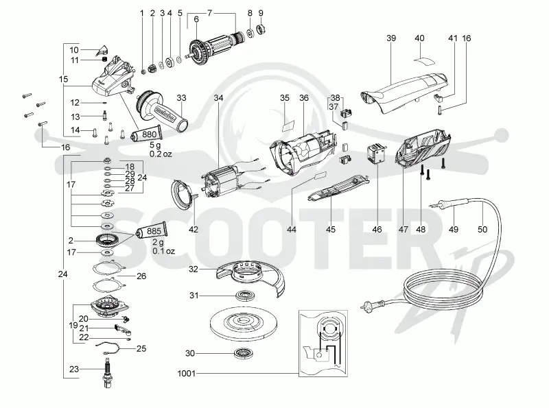 Metabo WP 8-125 QuickProtect 00268000. Page 1