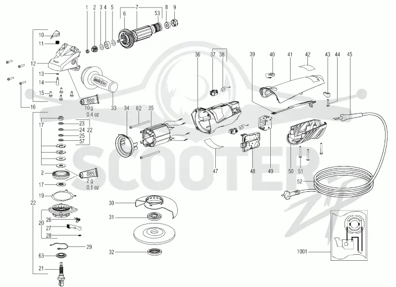 Metabo WE 14-125 Quick 00372000. Page 1