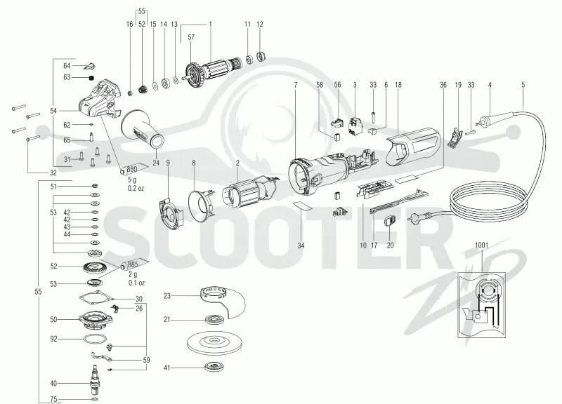 Metabo W 9-125 Quick 00374000. Page 1