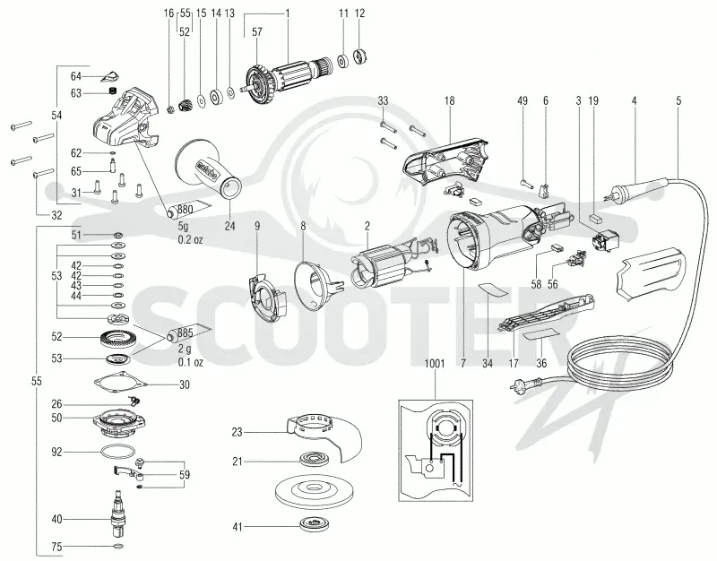 Metabo WP 9-115 Quick 00380000. Page 1