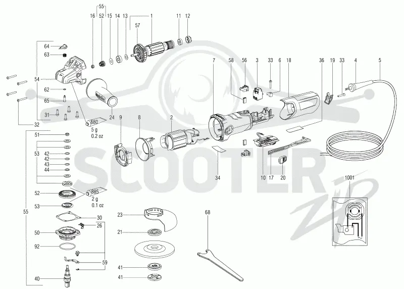 Metabo WEV 10-125 Quick 00388000. Page 1