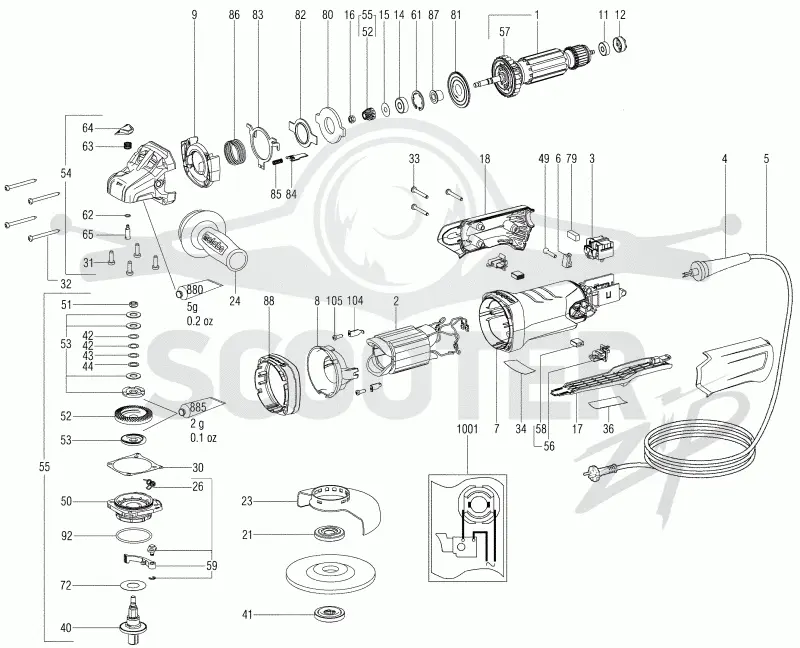 Metabo WPB 12-125 Quick 00428001. Page 1