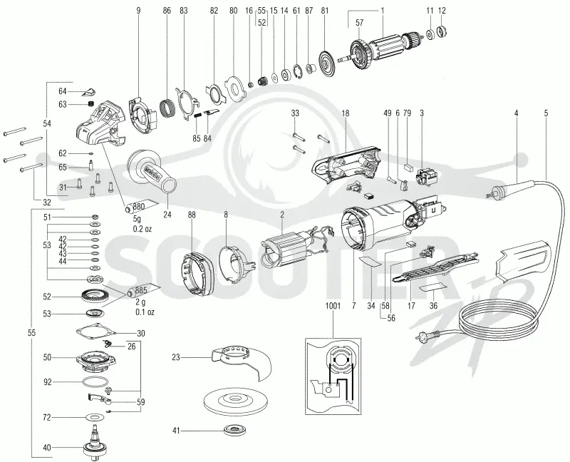 Metabo WPBA 12-125 Quick 00429000. Page 1