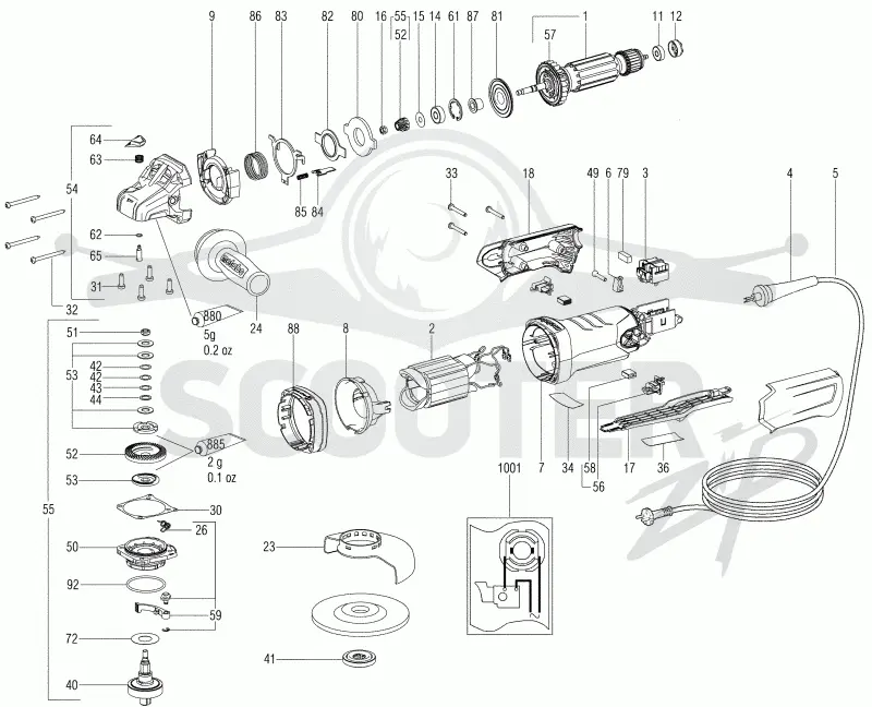 Metabo WPBA 12-125 Quick 00429001. Page 1