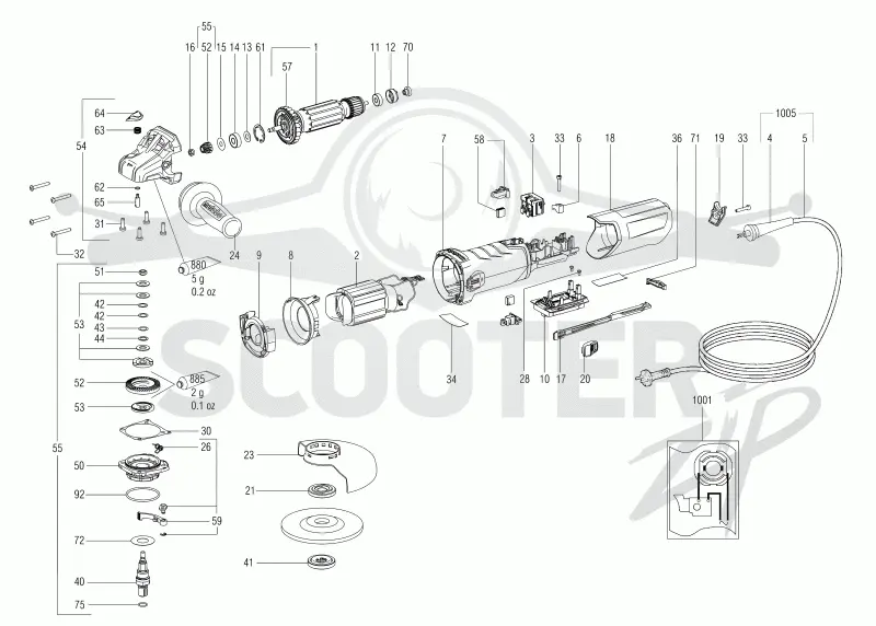 Metabo WE 15-125 Quick 00448000. Page 1