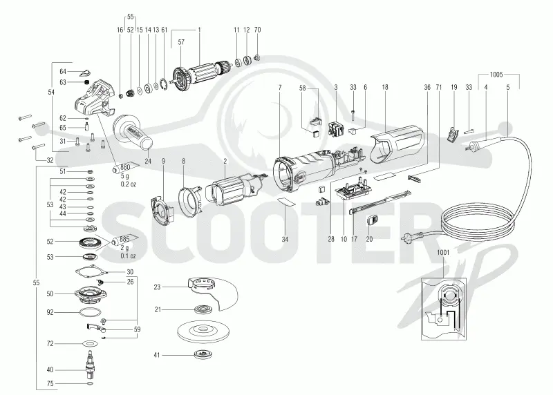 Metabo WEV 15-150 Quick 00472000. Page 1