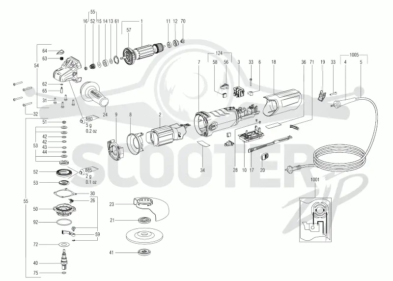 Metabo WEV 15-150 Quick 00472001. Page 1