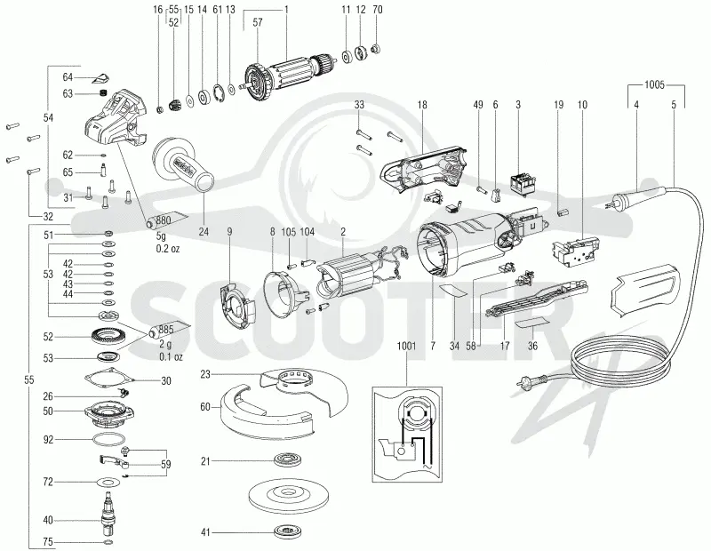 Metabo WEP 15-150 Quick 00488000. Page 1