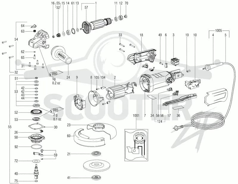 Metabo WEP 15-150 Quick 00488001. Page 1