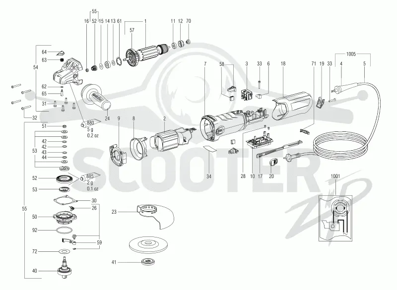 Metabo WEA 15-125 Quick 00492000. Page 1