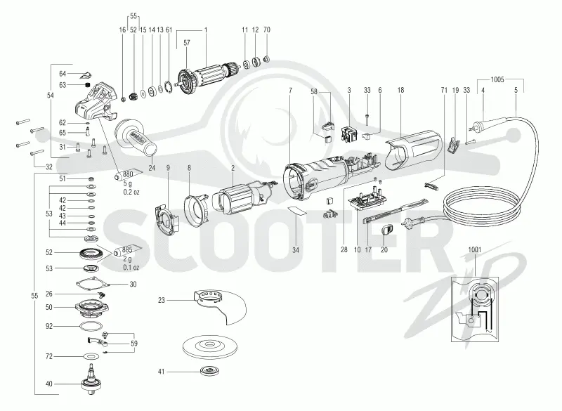Metabo WEA 15-150 Quick 00493000. Page 1