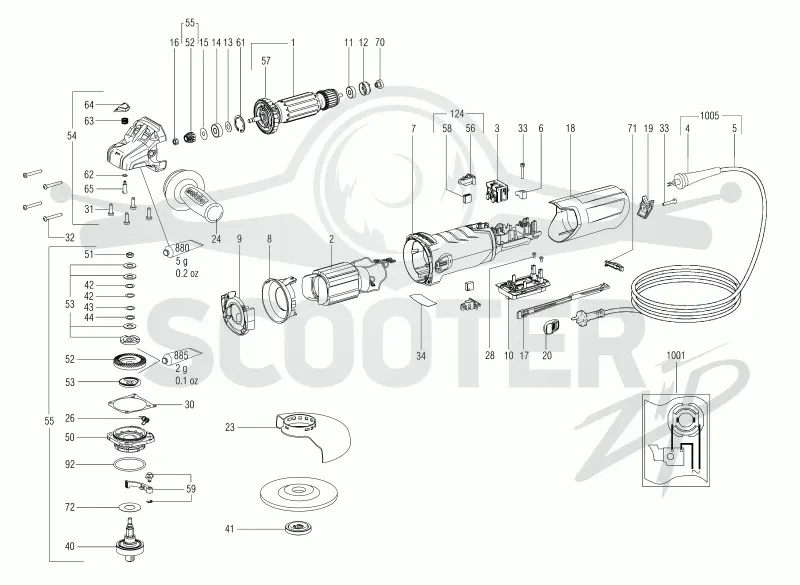 Metabo WEA 15-150 Quick 00493001. Page 1