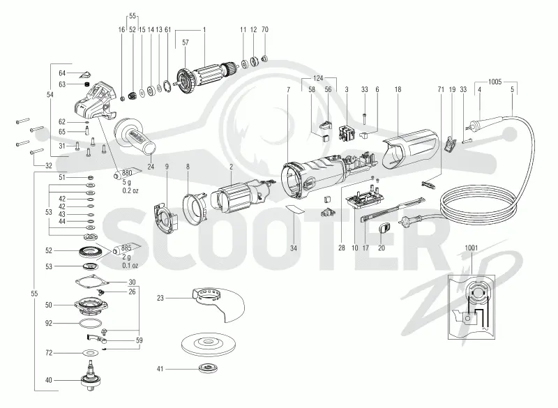 Metabo WEVA 15-150 Quick 00506001. Page 1