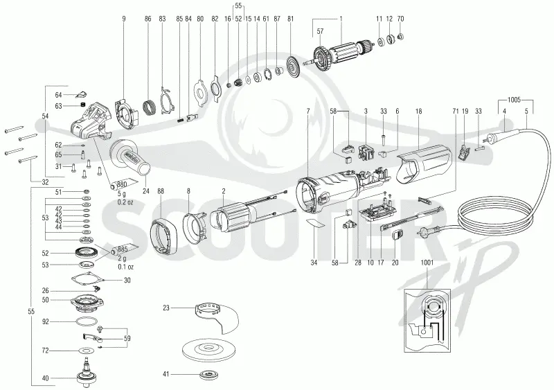Metabo WEBA 17-125 Quick 00514000. Page 1