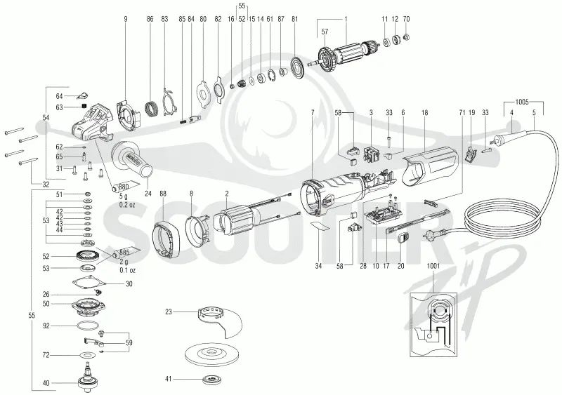 Metabo WEBA 17-125 Quick 00514001. Page 1