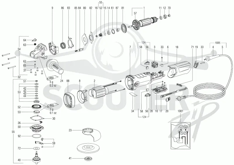 Metabo WEBA 17-125 Quick 00514002. Page 1