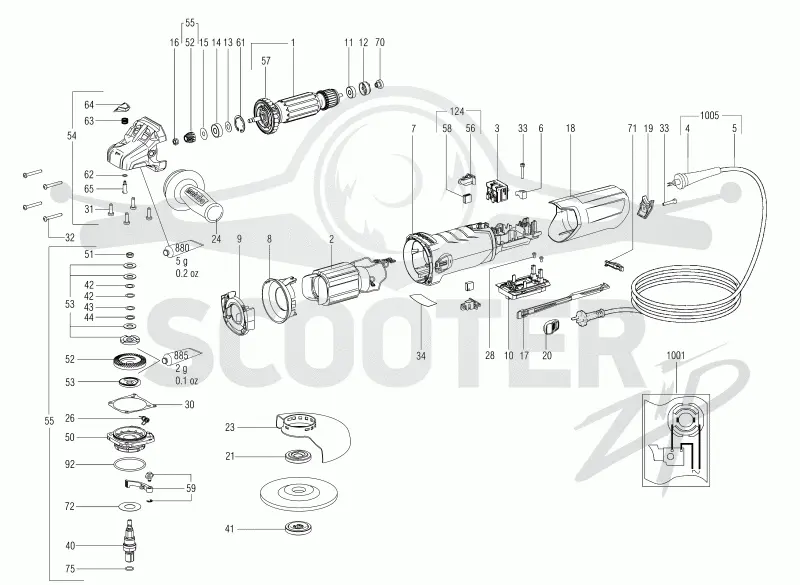 Metabo WE 17-125 Quick 00515001. Page 1