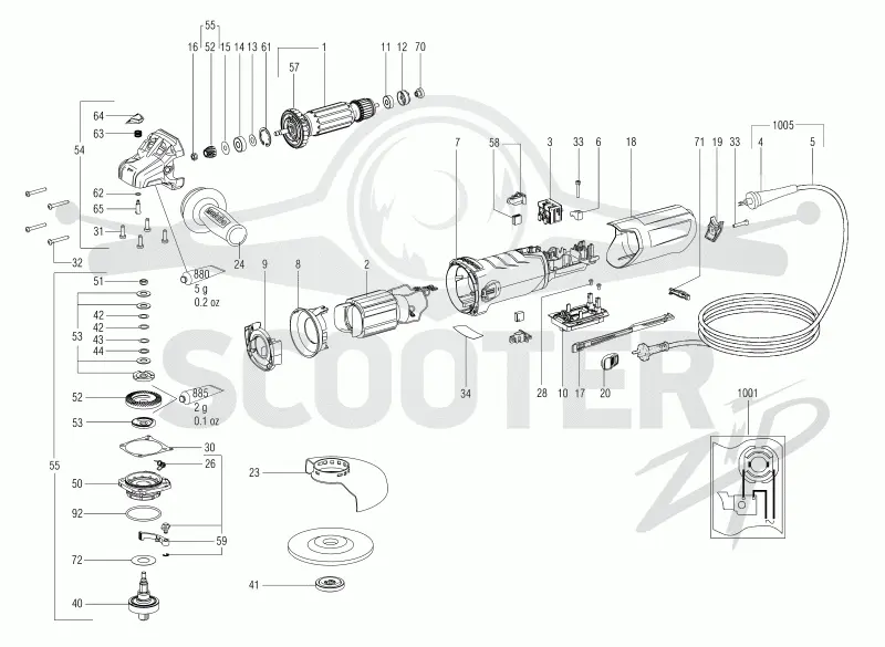 Metabo WEA 17-125 Quick 00534000. Page 1