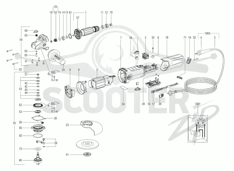 Metabo WEA 17-150 Quick 00535000. Page 1