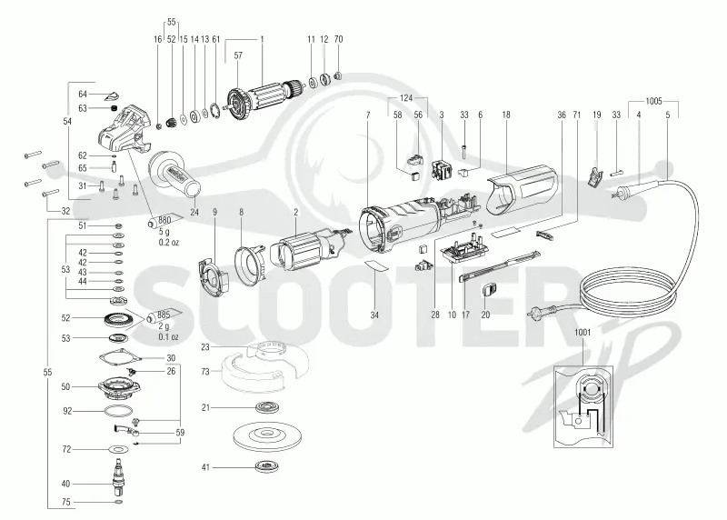 Metabo WE 17-150 Quick 01074000. Page 1