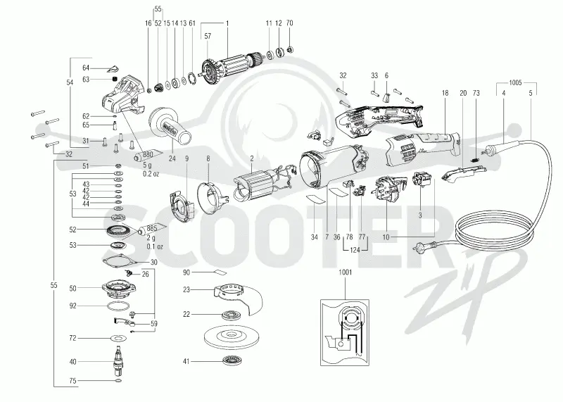 Metabo WE 17-125 Quick RT 01086000. Page 1