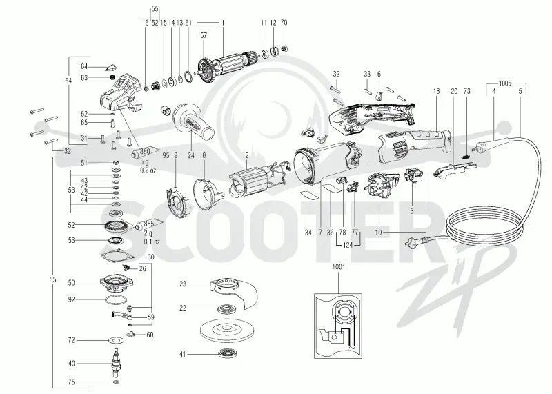 Metabo WE 19-180 Quick RT 01088000. Page 1