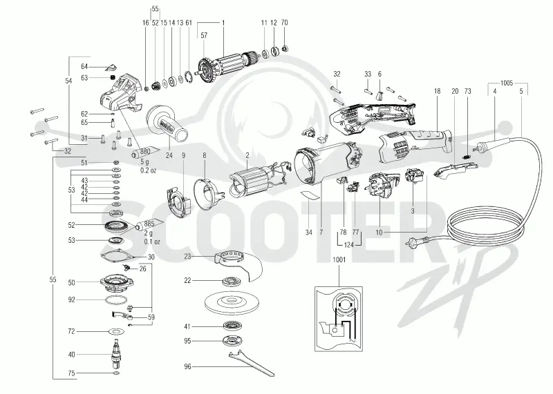 Metabo WEV 17-125 Quick Inox RT 01092000. Page 1