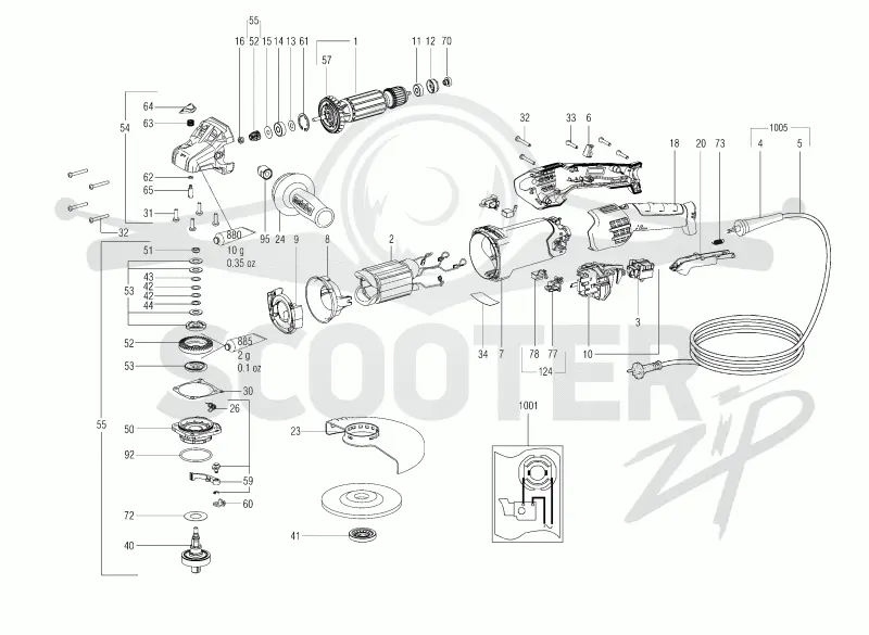 Metabo WEA 19-180 Quick RT 01095000. Page 1