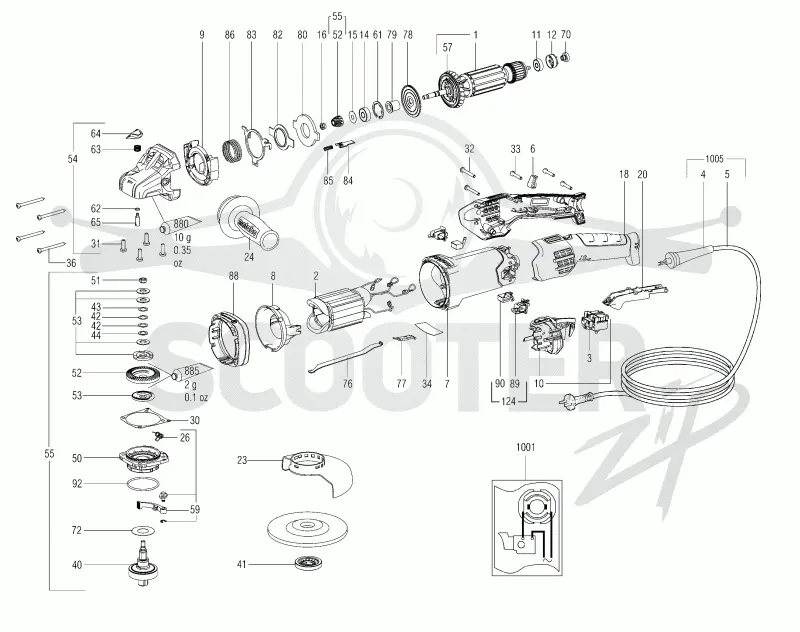 Metabo WEPBA 17-150 Quick RT 01098000. Page 1