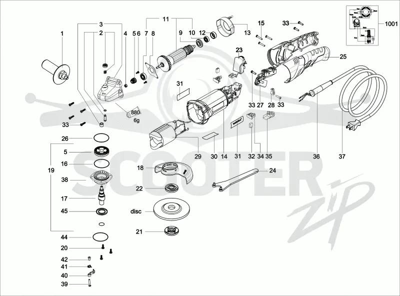 Metabo WE 1500-150 RT 01242000. Page 1