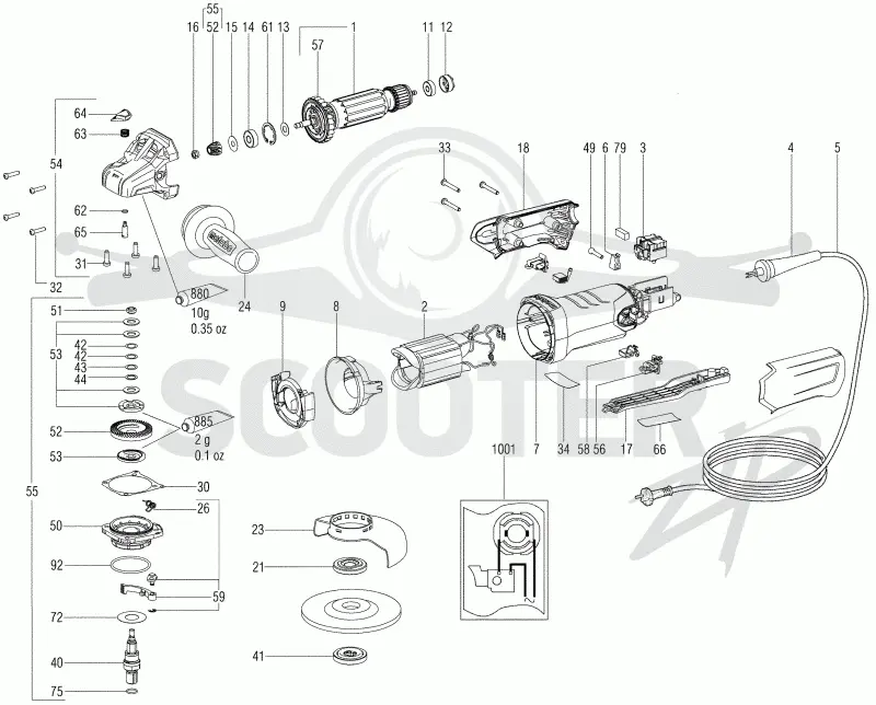 Metabo WP 13-125 Quick 03629000. Page 1