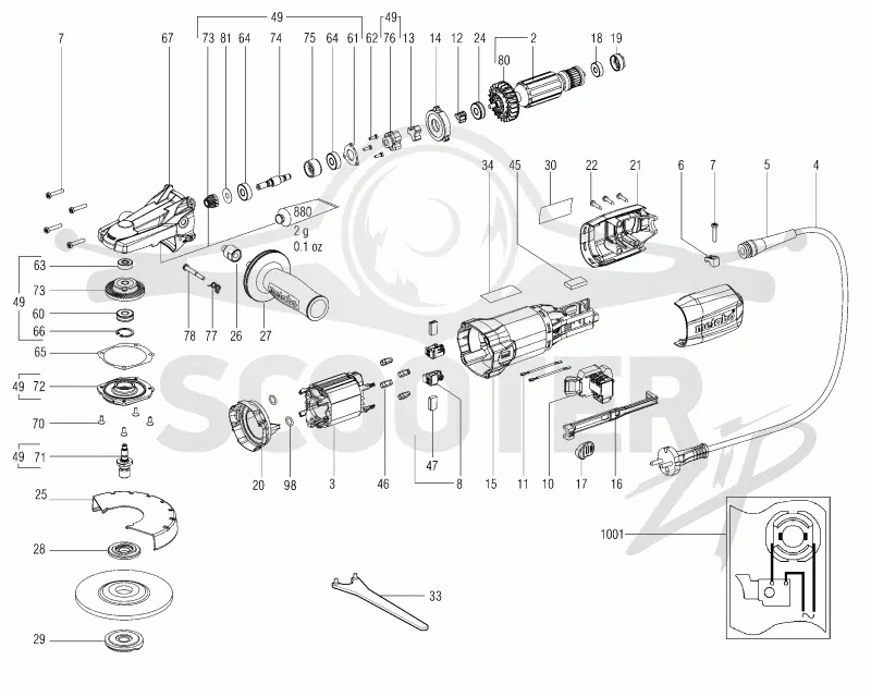 Metabo WEF 9-125 Quick 13060000. Page 1