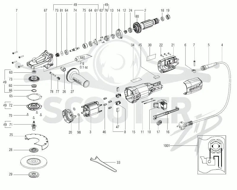 Metabo WEF 9-125 Quick 13060001. Page 1