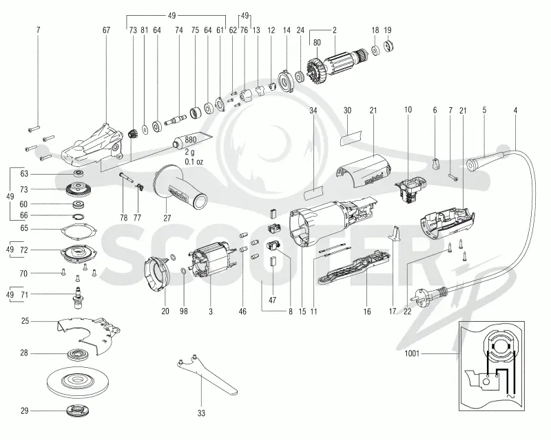 Metabo WEPF 9-125 Quick 13069000. Page 1