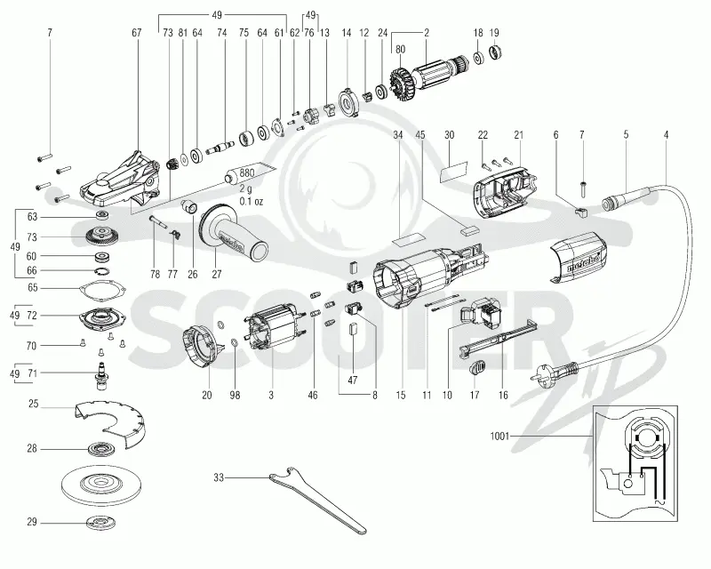 Metabo WEF 9-125 IK 21023421. Page 1