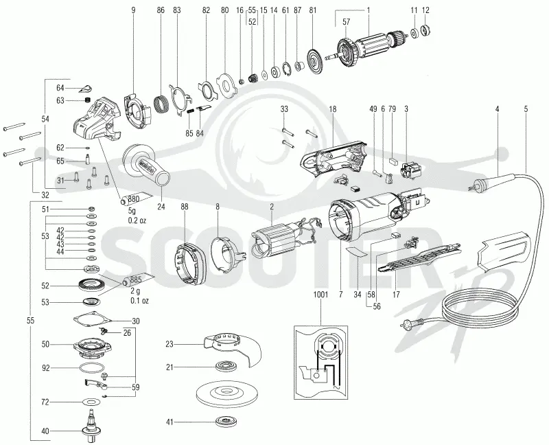 Metabo WPB 12-125 Quick IK 21044000. Page 1