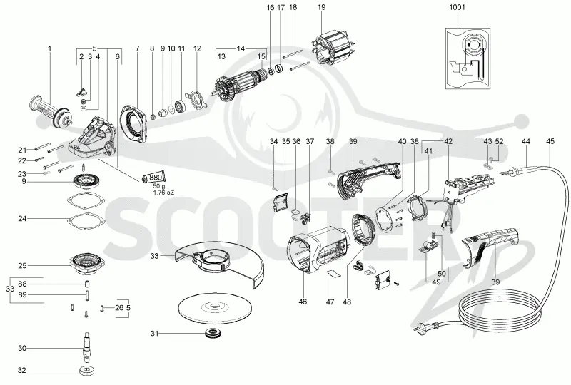 Metabo WXLA 26-230 Quick 06455000. Page 1
