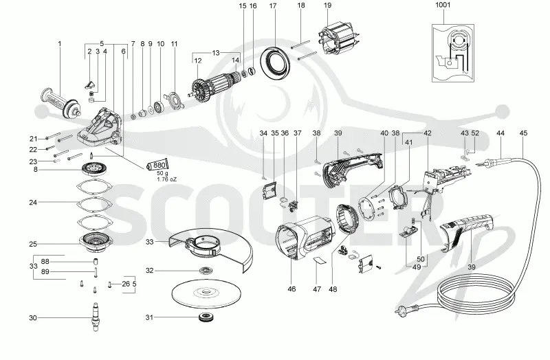 Metabo WX 22-230 Quick 06460001. Page 1