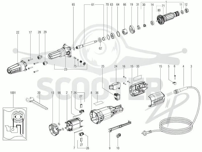 Metabo GE 710 Plus 00616000. Page 1