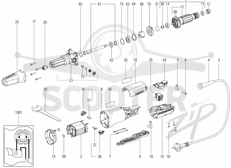 Metabo GEP 710 Plus 00617000. Page 1