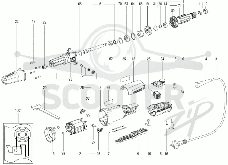 Metabo GEP 710 Plus 00617001. Page 1