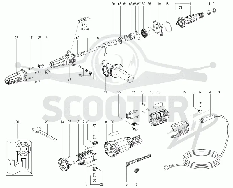 Metabo GE 950 G Plus 00618000. Page 1