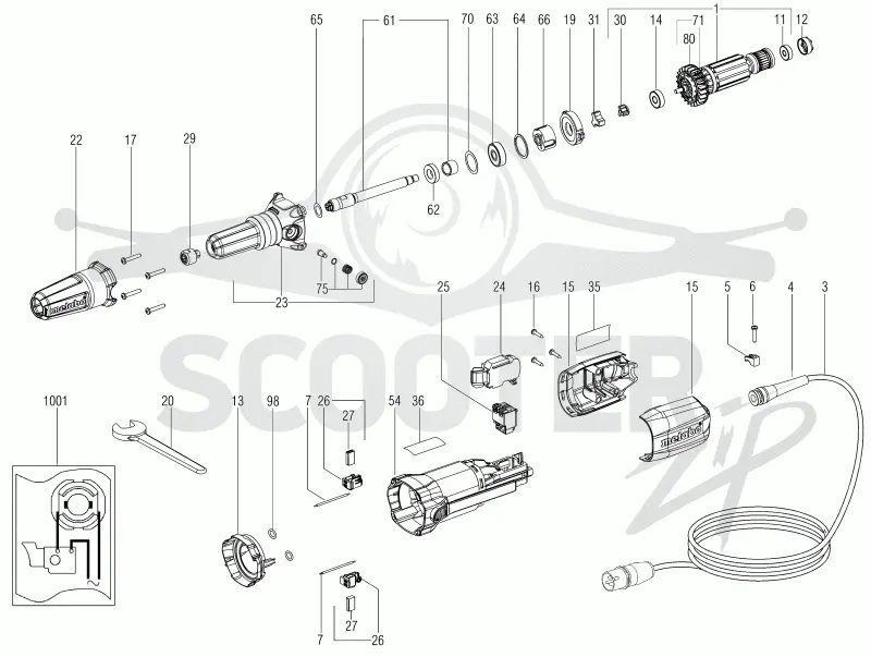 Metabo GE 710 Plus 21021000. Page 1