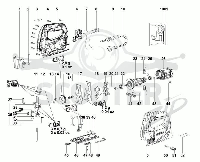 Metabo STEB 70 Quick 01040000. Page 1