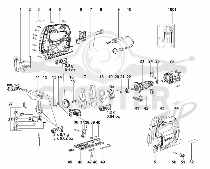 Metabo STEB 80 Quick 01041000. Page 1