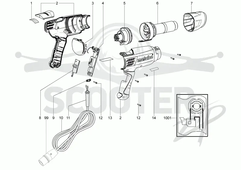 Metabo H 16-500 21002000. Page 1