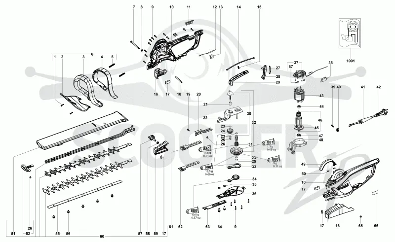 Metabo HS 8865 Quick 06365000. Page 1