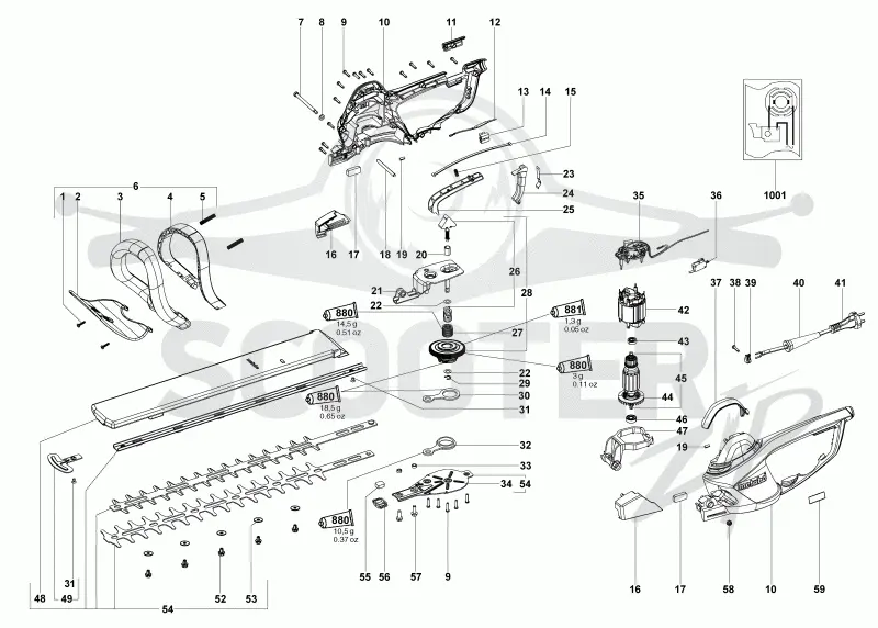 Metabo HS 8755 08755000. Page 1
