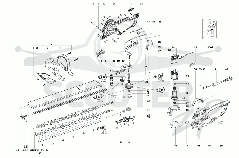 Metabo HS 8865 08865001. Page 1